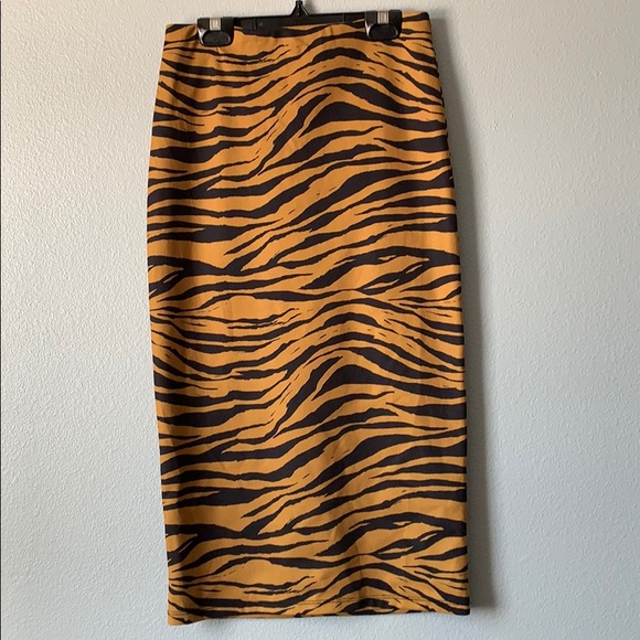Zara Dresses & Skirts - Zara TRF tiger midi!